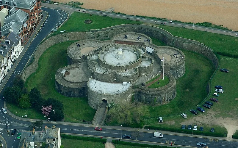 Deal Castle Tudor rose fortress